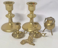 Brass Candle Holders +
