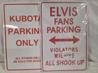 2 New | 8" x 12" Parking Signs