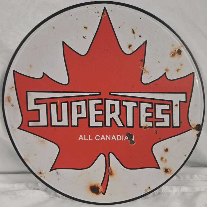 New | 12" "Supertest" Sign