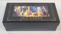 1986 The Lord of the Rings by J. R R. Tolkien Cassette Tape Box Set w/Map , Complete