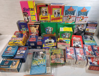 35+ Trading Card Wax Pack Empty Boxes . Hockey , Baseball , Basketball & Non-Sport