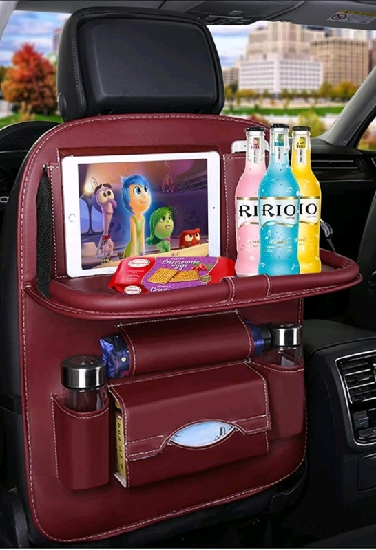 New Backseat Car Organizer with Tray