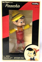 Vintage SCHYLLING Walt Disney's Authentic PINOCCHIO Jointed Wooden Doll - Approx 7" Tall