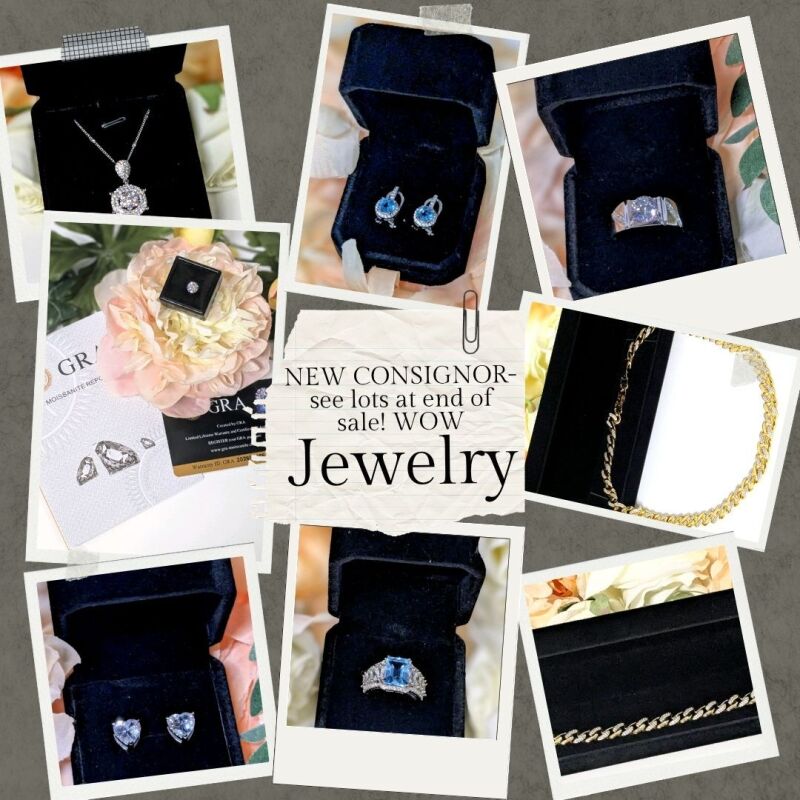Even more fine jewelry near the end of the sale! New consignor ALERT!