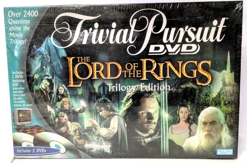 Vintage 2004 Sealed LORD OF THE RINGS: Trilogy Edition TRIVIAL PURSUIT Game