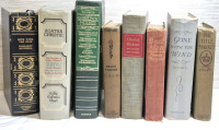 8 Vintage Hardcover Classic Books - Gone With The Wind, Sherock Holmes +++