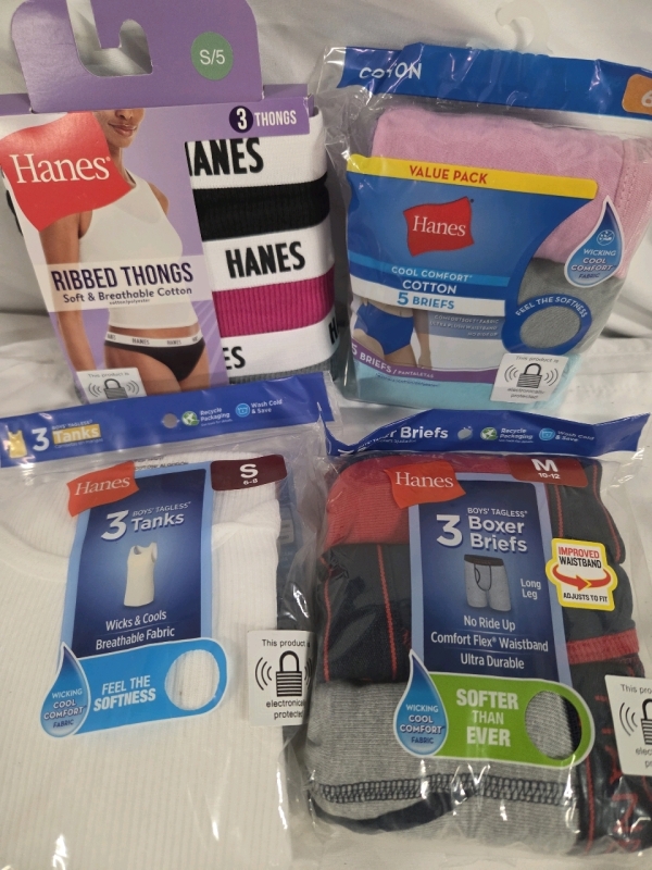New | Assorted Undergarments Lot | Includes Womens & Kids