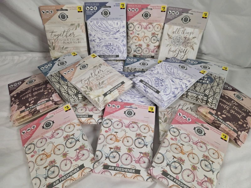 30 New | Sparkle City Scented Sachets | Variety Scents | 95ml Ea.