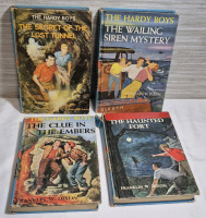 4 Vintage 1950's The Hardy Boys Hardcover Books
