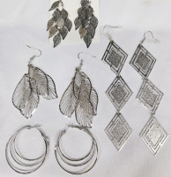 4 New | Gorgeous Pairs of Dangle Earrings