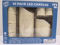 New | 10 Pack LED Candles | See Photos For More info