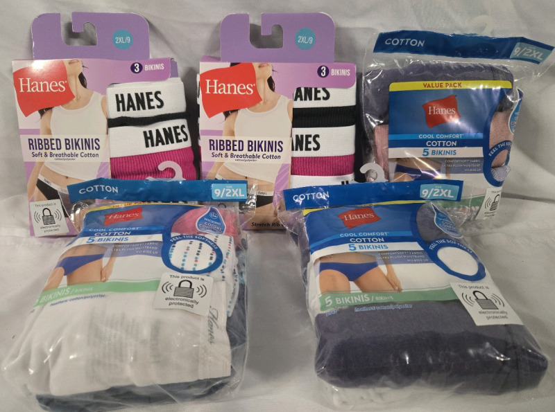 21 New | Womens Size 2XL/9 Assorted Underwear Lot