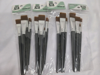 24 New | Crafters Closet Premium Paint Brushes | 4 Sets of 6