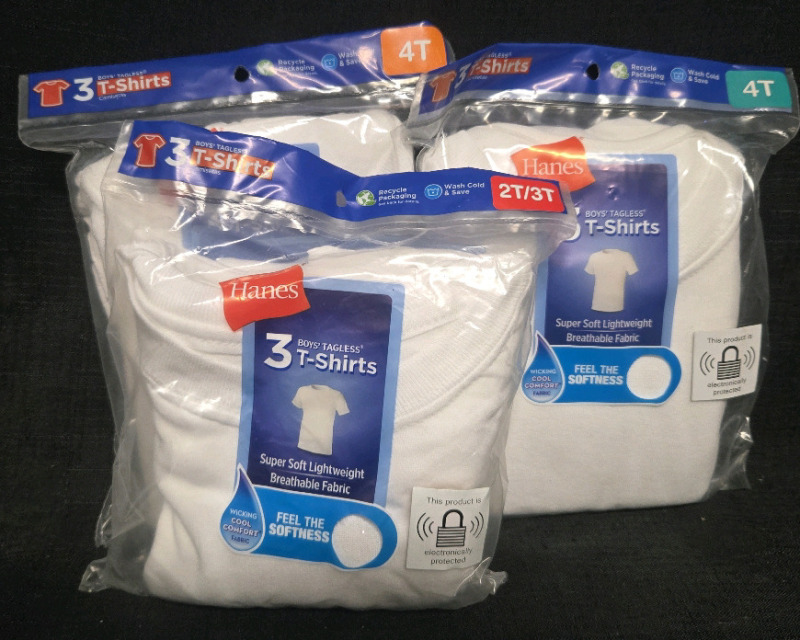 9 New | Size 2T-4T Hanes T-Shirts