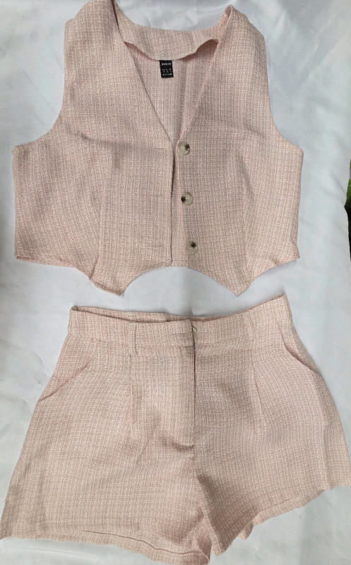 New | Size Medium Women's Short and Vest Outfit