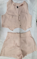 New | Size Medium Women's Short and Vest Outfit