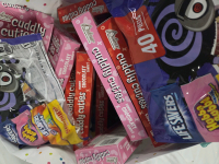 New | Large Bag Full of Assorted Candies and Chocolates | Bag Measures 16" x 16" x 5"