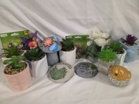 New | Assorted Garden Decor Lot