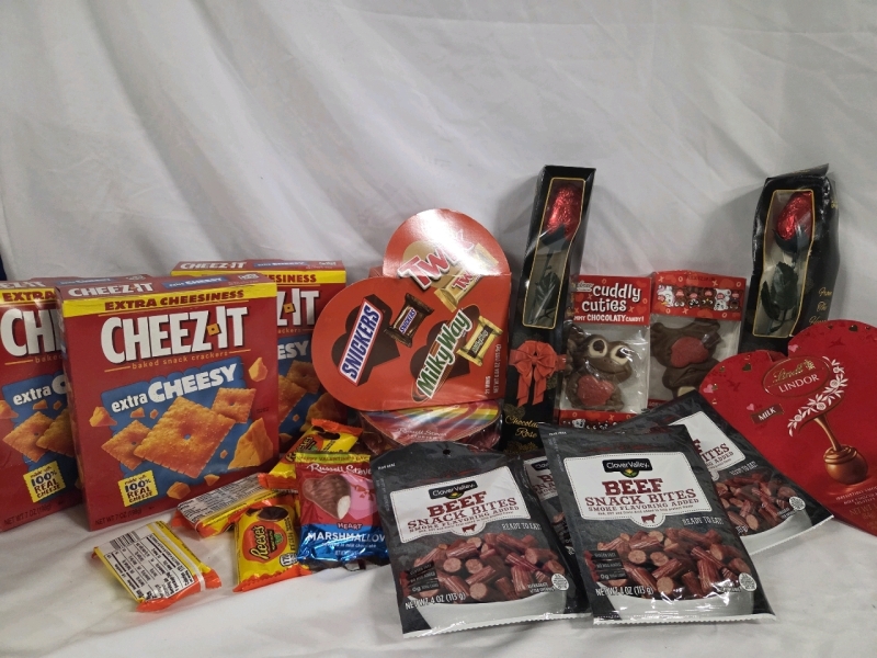 New | Assorted Candies, Chocolates amd Snacks Lot
