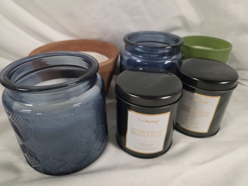 6 New | Assorted Scented Candles | Smallest Candle is 198g