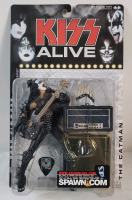 **RARE** KISS Alive Gene Simmons 6" Super Stage Action Figure w/Misprint Card Back Printing Error . Should Read " The Demon " but Printed " The Catman " - Sealed