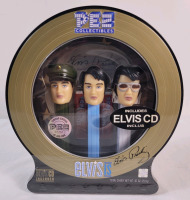 ELVIS PRESLEY Pez Collectible Set w/CD . Sealed
