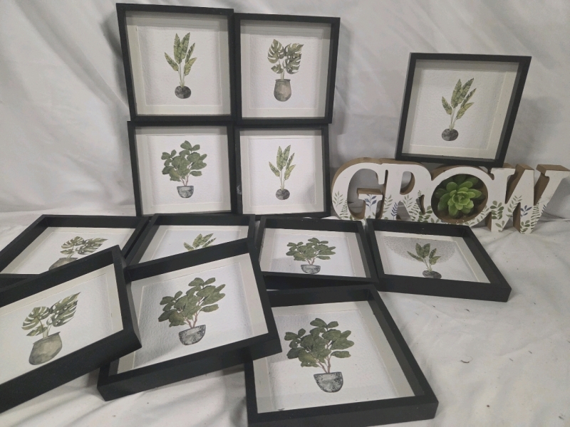 New | Assorted Plant Themed Wall Hangs