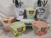 New | Assorted Grow your own Plants & Plant Supplies Lot