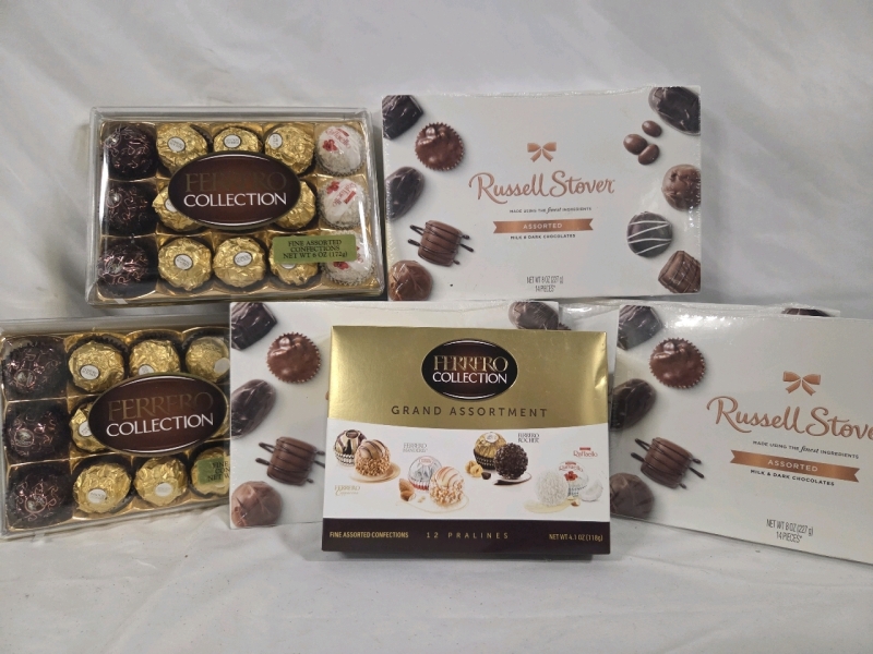 6 New Boxes of Assorted Chocolates | Earliest BB: Feb/3/25