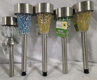 5 New | Assorted Garden Solar Steaks | Largest Measures 14" Tall