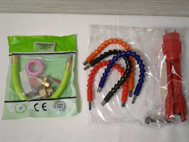 New Tools Bundle Includes PWC Flushing Kir, Basin Wrench, & Articulating Drill Bit Extenders