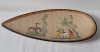 Vintage MCM H&ouml;hr Afra Pottery Bowl . Made in Germany . Measures 12" long . Small Chip on tip