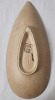 Vintage MCM H&ouml;hr Afra Pottery Bowl . Made in Germany . Measures 12" long . Small Chip on tip - 3