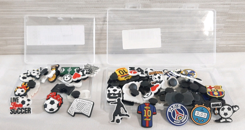 49 New Croc Style Soccer Shoe Charms
