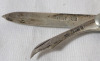 Antique 1901 Silver Pocket Knife w/Mother of Pearl Handle . Measures 4 1/4" long when open . - 2