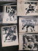 Vintage NHL Hockey Canadian Press & Associated Press LaserPhoto Hockey News w/Corresponding B&W Photos . Gretzky/Warhol , Jets , Flames , Leafs , Oilers , Canadians - 4
