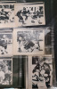 Vintage NHL Hockey Canadian Press & Associated Press LaserPhoto Hockey News w/Corresponding B&W Photos . Gretzky/Warhol , Jets , Flames , Leafs , Oilers , Canadians - 5
