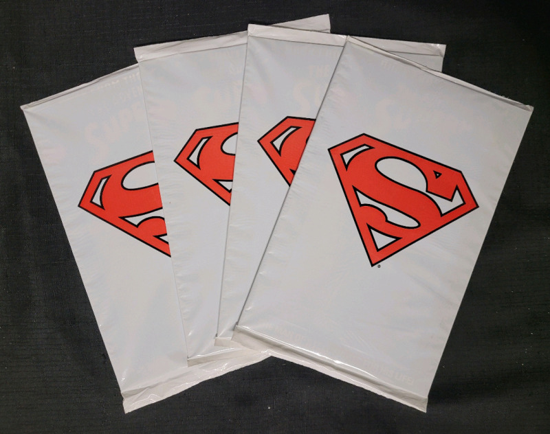 Four (4) Sealed Vintage 1993 Adventures of Superman #500 " Life After Death " Issues . All Polybagged and Sealed
