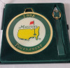 **RARE** 1998 Masters Augusta National Golf Tournament Golf Bag Tag w/Original Case . - 2