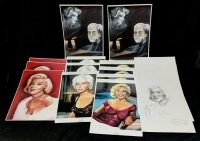 14 Art Prints From "Marilyn Returns to Niagara 2005" Marilyn Monroe Event - 11" &times; 17" Each, Some With Event Certificate Stamp On Back