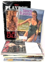 [Adults Only] 4 Vintage PLAYBOY Magazines (05/97, 10/98, 12/98 ) + 1983 Calendar & 9 Issues Sports Illustrated Swimsuit Editions (1986 - 1999)