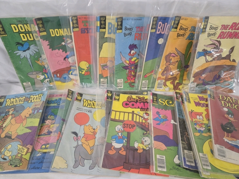 28 Vintage | Gold Key Assorted Magazine's | Includes Walt Disney