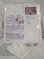 New | 5" x 16" Acrylic Display Case w/ Lights | Includes Gloves and Cloth