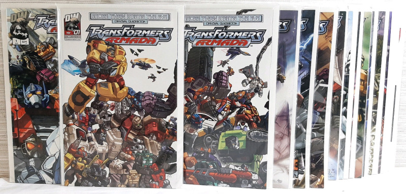 Good Condition DW Transformers Comic Series | Includes Transformers: Armada #1-17 + #1 & #2 Alternate Covers