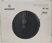 New In Box | Moosoo Robot Vacuum Cleaner w/ Extra Brushes | Box Measures 18" x 15"