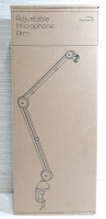 New in Box Auphonix Adjustable Microphone Arm | Package is 21" Long, 9" Wide