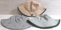 3 New Children's Sun Hats