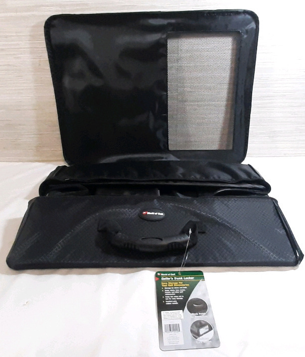 New Jef World of Golf Golfer's Trunk Locker | Can Fold Flat For Easy Storage