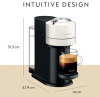 As New | Nespresso Vertuo Next Coffee and Espresso Machine by De'Longhi, White, 7 cup sizes | Retails $140 | Measurements in Photos - 2