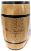 Rare CANADIAN CLUB Reserve Wood Ice Bucket Barrel - 10.25" Tall